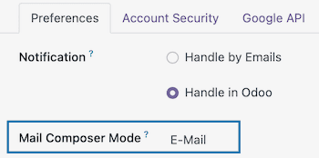 Profilo utente screenshot for Mail Messages Easy
