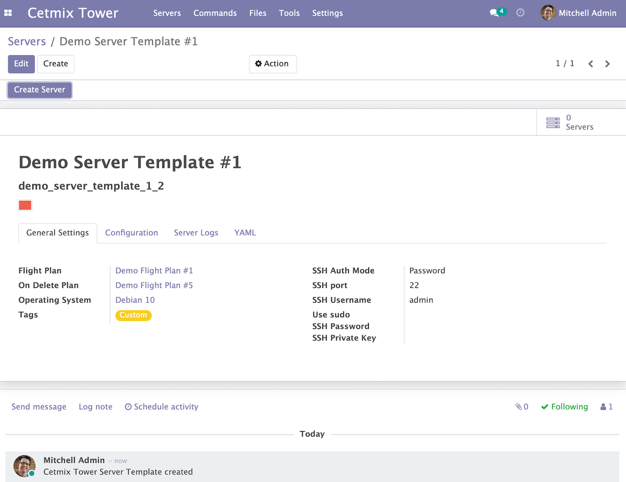 Import Yaml Result