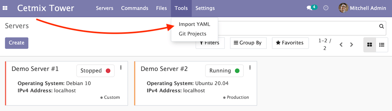 Import Yaml